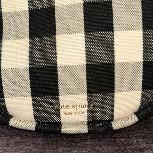Kate Spade Black and White Checkered shoulder bag - Picture 2 of 9
